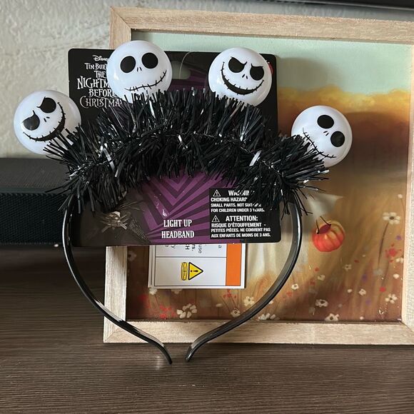 The nightmare before Christmas light up headband NWT - Picture 1 of 6
